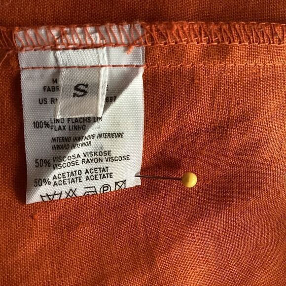 Sisley linen blazer small.  0682 - Picture 8 of 9